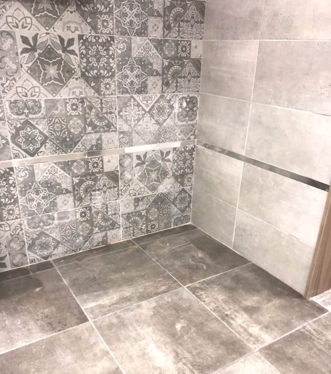 Orla Grafito Decor 25 x 50cm Ceramic Wall Tile - 1.5sqm perbox