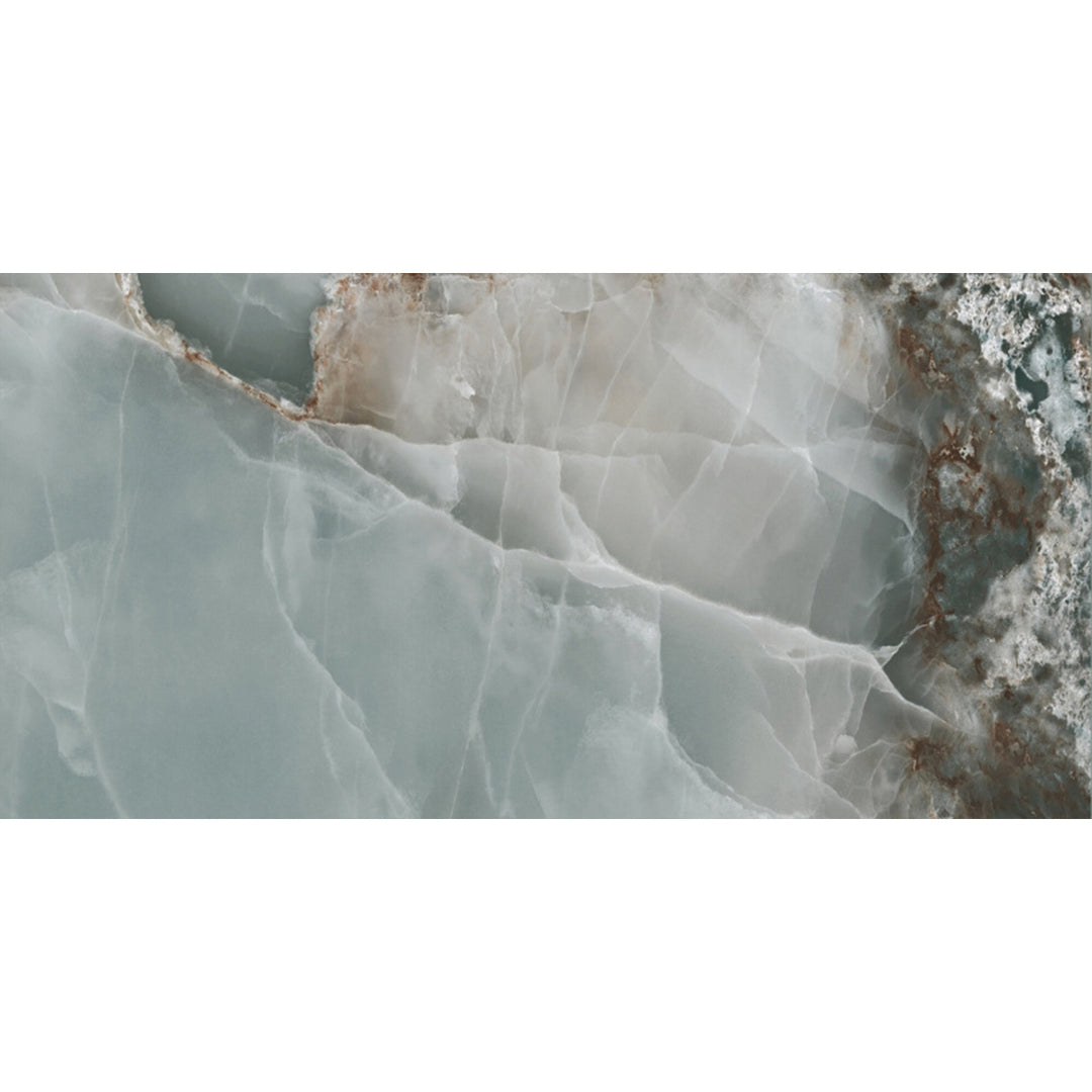 Onyx Turquoise 60 x 120cm Polished Rectified Tile  - 1.44sqm perbox