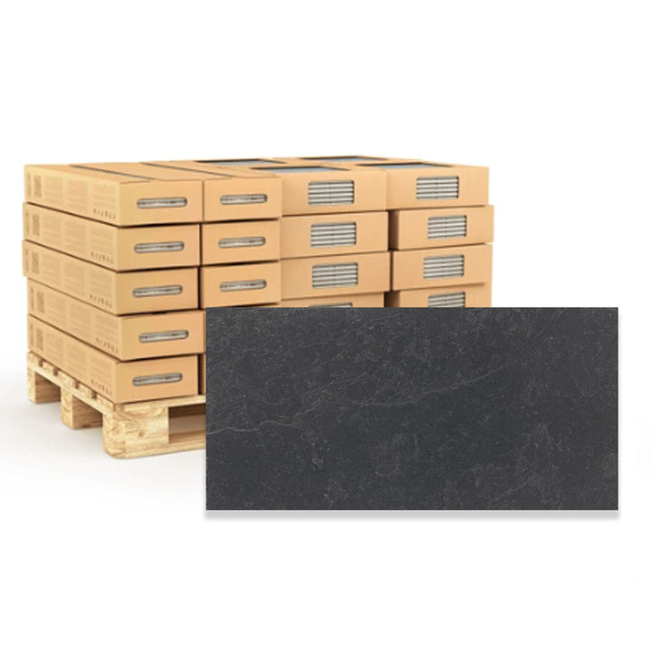 Slate Anthracite 60 x 120 Matt Rectified Porcelain Tile  - 51.84sqm Pallet