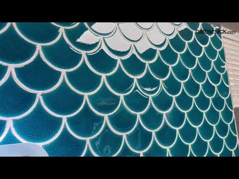 Atlantis Teal 30.2 x 29.4cm Mosaic Sheet