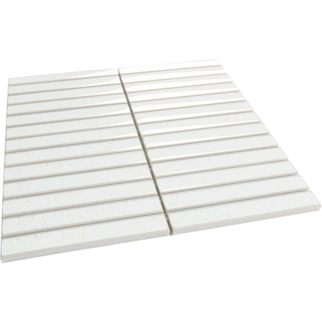 Piano White 29.6 x 29.9cm Mosaic Sheet