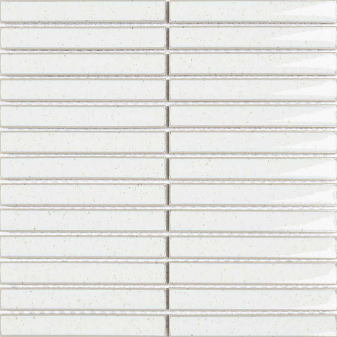 Piano White 29.6 x 29.9cm Mosaic Sheet