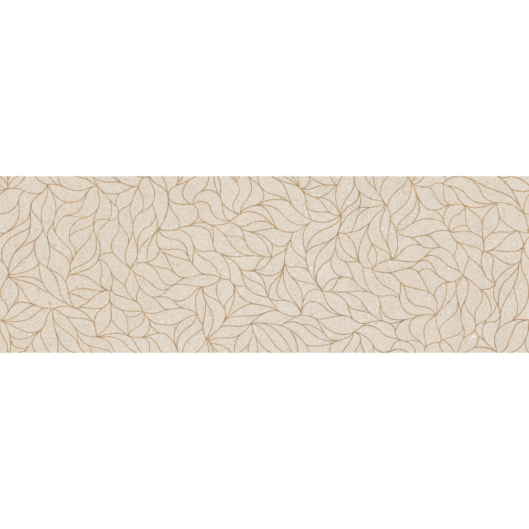 Deko Dolce Beige 30x90 Rectified White Body Wall Decor Tile - 1.08 sqm perbox