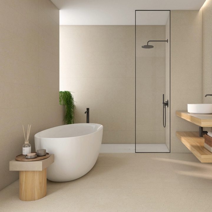 Dolce Beige 30x90 Rectified White Body Wall Tile - 1.08sqm perbox