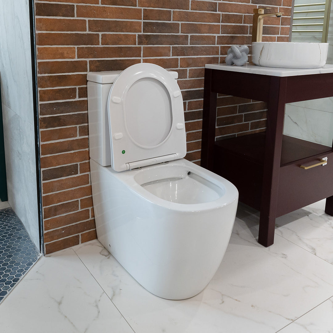Remo Rimless Fully Back to Wall Pan & Soft Close Seat