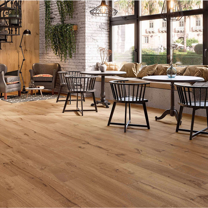 Indiana Natural 20 x 120cm Rectified Wood Effect Porcelain Floor Tile - 1.2 sqm perbox