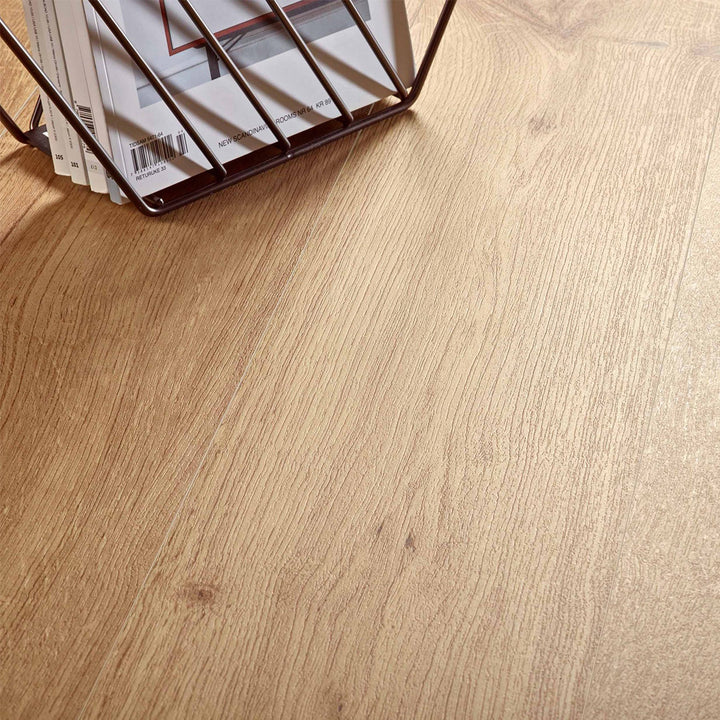 Indiana Roble 20 x 120cm Rectified Wood Effect Porcelain Floor Tile - 1.2 sqm perbox
