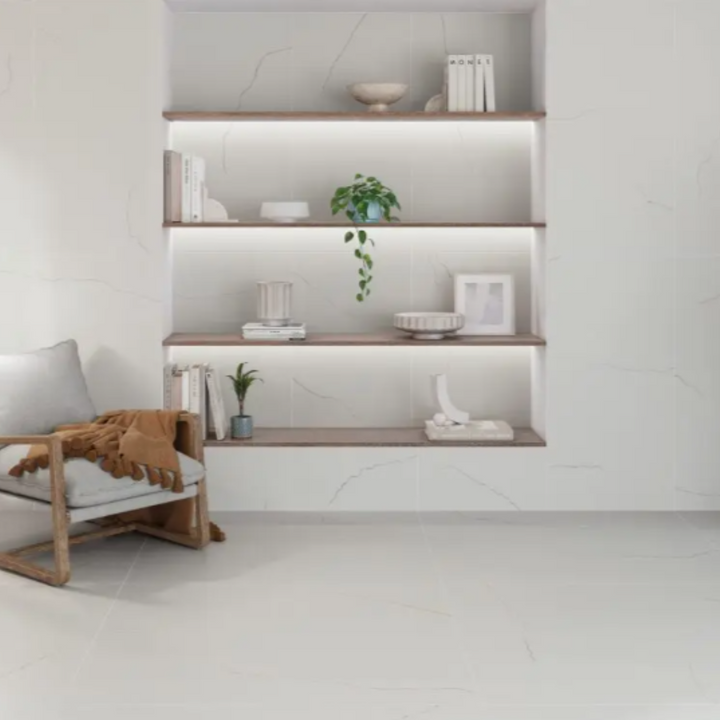 Polar Silver Matt 60x120 Rectified Porcelain Tile - 1.44 sqm perbox