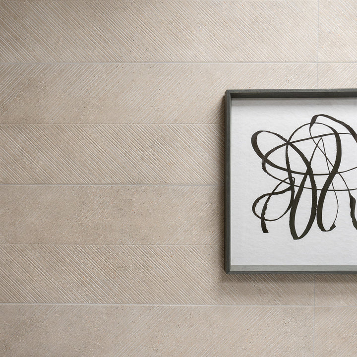 Tip Asphalt Mud Sawn Effect 40 x 120cm Rectified Tile - 1.44sqm perbox