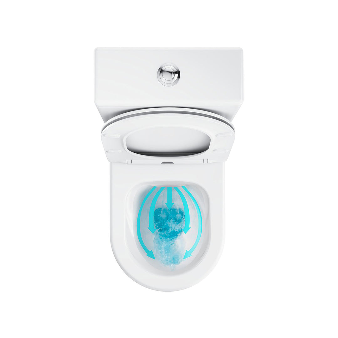 Ravak Elegant Rimless Close Coupled Toilet & Soft Close Seat