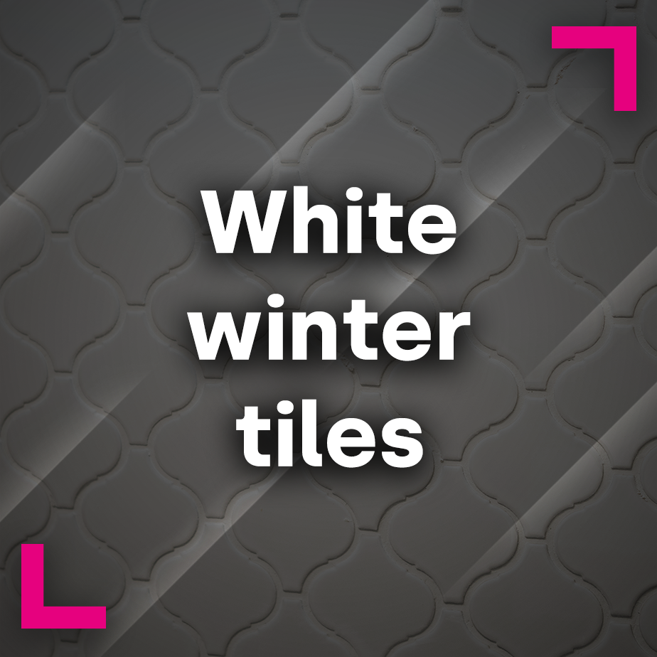 White winter tiles