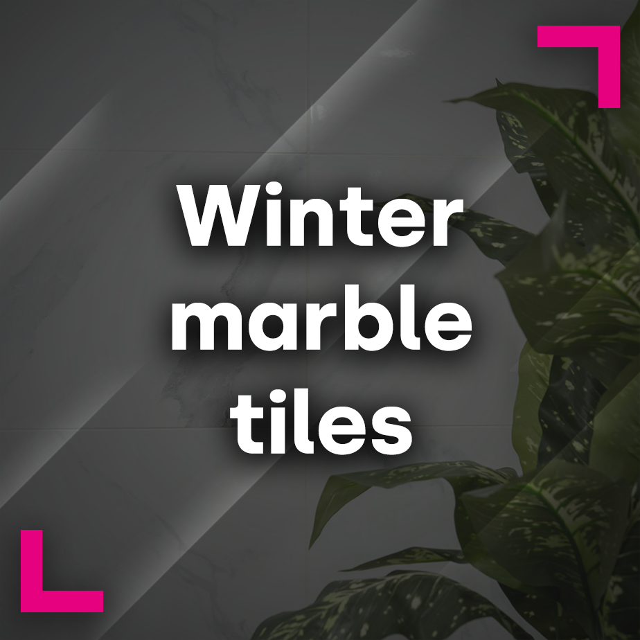 Winter marble tiles