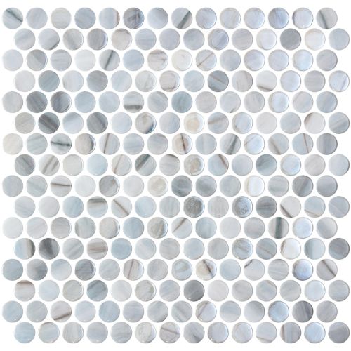 Penny Cassian Iridis 28.6 x 28.6cm Mosaic Sheet