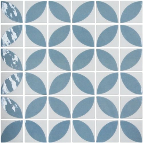 Penta Dahlia Alice Blue Ms 31.1 x 31.1cm Mosaic Sheet