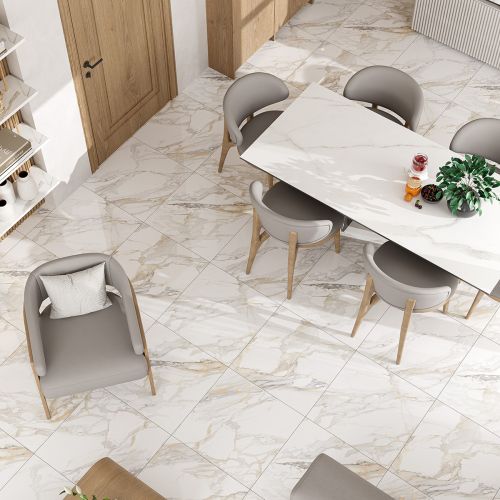 Greylac Gold Polished 60 x 60 Rectified Porcelain Tile - 1.44sqm Perbox