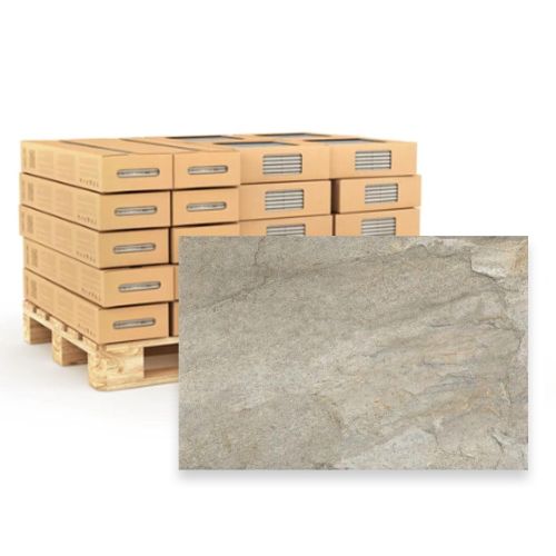 Avalon Tumbled Natural Matt 20mm Outdoor 60.5 x 90.5cm Porcelain Tile - 21.6sqm Pallet