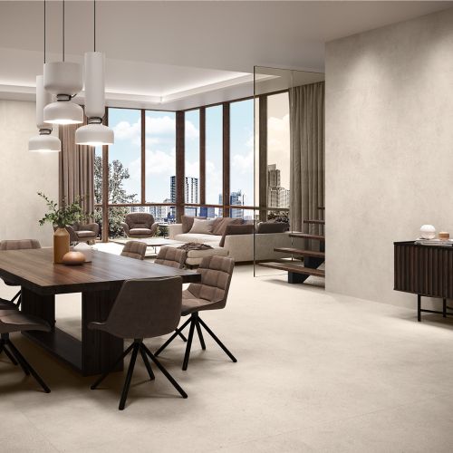 Asphalt Grit Matt 120 x 120cm Rectified Porcelain Tile - 1.44sqm perbox