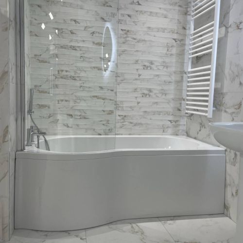 Bellagio Decor 30 x 90cm White Body Tile - 1.08sqm perbox (12036)