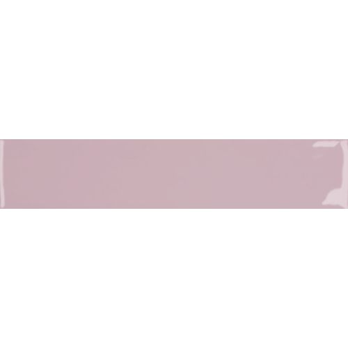 Downtown Glossy Rosa Pink 5 x 25cm Porcelain Wall Tile - 0.75sqm perbox
