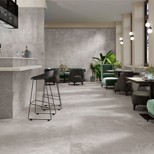 Dome Ash Matt 120 x 120cm Rectified Porcelain Tile - 1.44sqm perbox