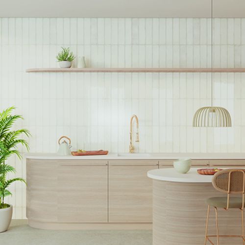 Iris Blanco White 7.5 x 30cm  Gloss White Body Wall Tile - 0.59sqm perbox