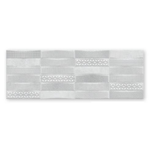 Valentina Brick Pearl Matt Decor 31.6 x 90.5cm Wall Tile - 1.43sqm perbox (13473)