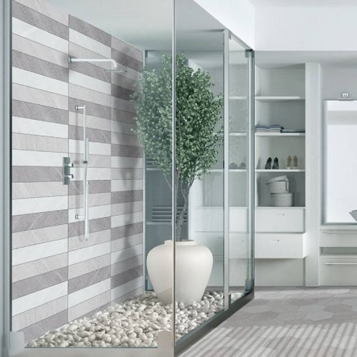 Cheste Blanco Herringbone 9.9 x 49.2cm Porcelain Tile - 0.73sqm perbox (12779)