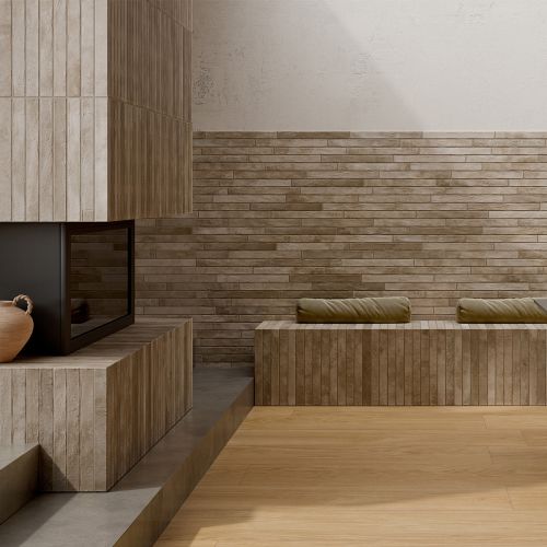 Nolita Mud Brick Matt 4.8 x 45cm Rectified Porcelain Tile - 0.77 sqm perbox