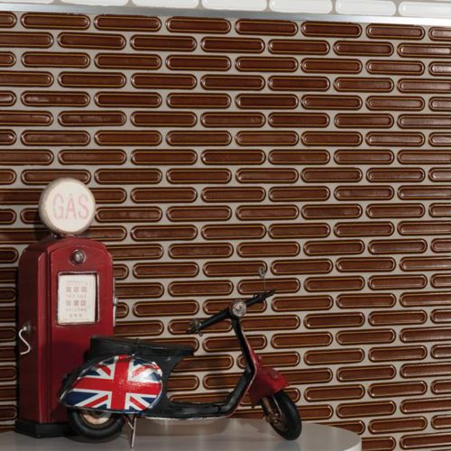 Dublin Caramel Gloss 30 x 30.6cm Mosaic Sheet