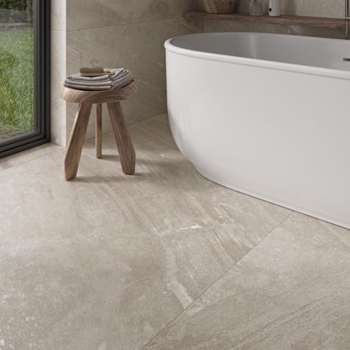 Elbert Sand Matt 120 x 120cm Rectified Porcelain Tile - 1.44sqm perbox
