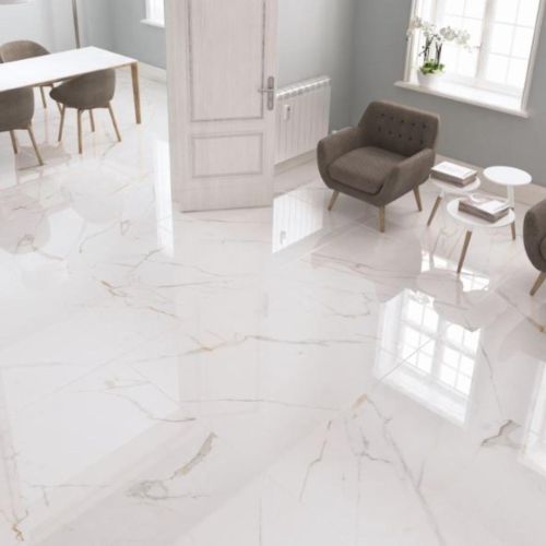 Golden Polished 120 x 120cm Rectified Porcelain Tile - 1.44sqm perbox