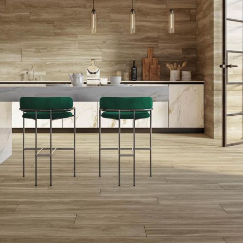 Helsinki Taupe 20 x 120cm Wood Effect Rectified Porcelain Tile - 1.68sqm perbox