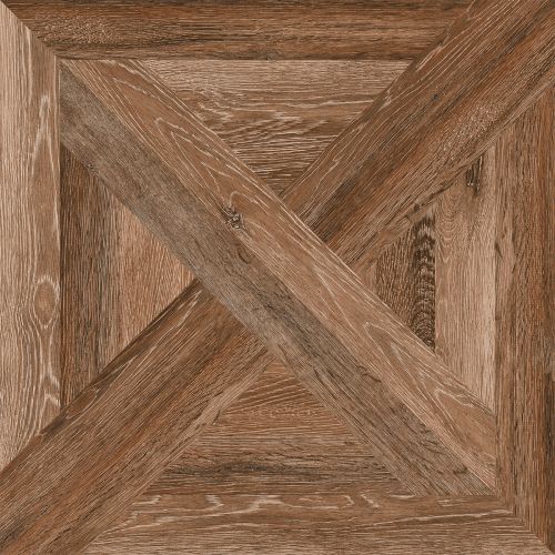 Manhattan Cherry Woodeffect 59.4 x 59.4cm Rectified Porcelain Tile - 1.05sqm perbox