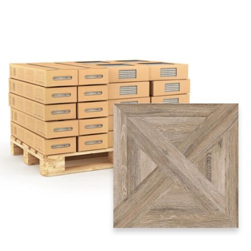 Manhattan Nature Woodeffect 59.4 x 59.4cm Rectified Porcelain Tile - 42sqm Pallet