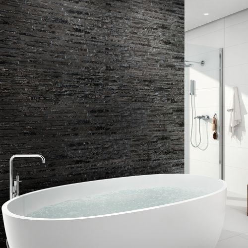 Thuy Marquina  3D Decor 32 x 89cm  Rectified Porcelain Wall Tile - 1.13sqm perbox