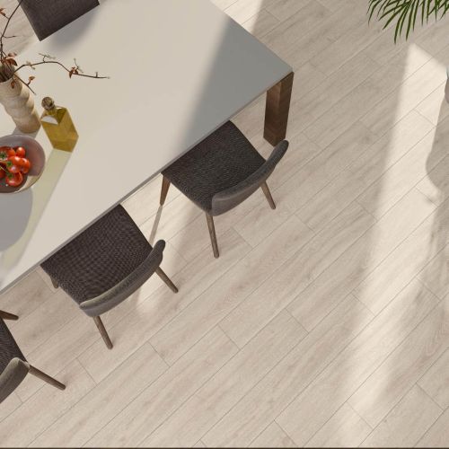 Ikon Huesa 20 x 120cm Rectified Wood Effect Porcelain Tile - 1.68sqm Perbox
