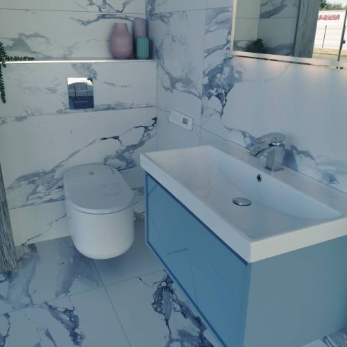 Jump Blue 60 x 120cm Polished Rectified Tile - 1.44sqm perbox (21990)
