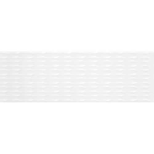 Light Gloss Extra White 33 x 100cm Rectified White Body Tile - 1.33sqm perbox