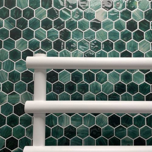 Mykonos Emerald 31.2 x 27cm Mosaic Sheet (12054)