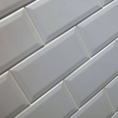 Metro Grey Biselado Brillo 10 x 20cm Ceramic Tile - 1sqm perbox (3120)