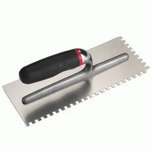 Forte Stainless Steel Notched Trowel 12x12x12mm (6955)