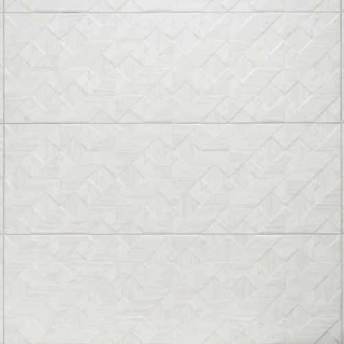 Orsay Pearl Matt Decor Rectified 29.5 x 90cm White Body Tile - 1.33sqm perbox (12032)