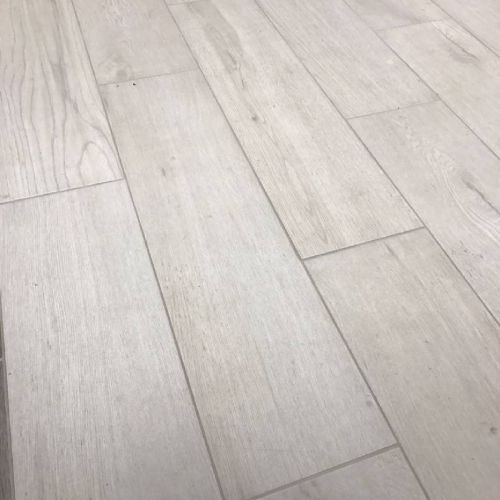 Alberto Bianca 22.5 x 90cm Wood Effect Floor Tile - 1.42sqm perbox (3100)