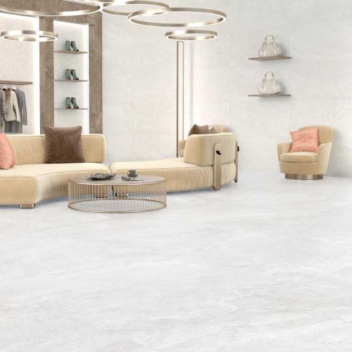 Pietra White Matt 120 x 120cm Rectified Porcelain Tile - 1.44sqm perbox