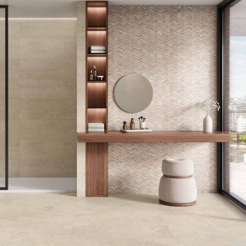 Deko Kilim 30 x 90cm White Body Decor Wall Tile - 1.08 sqm perbox