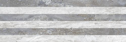 Highbury Relieve Stripe Decor 20 x 60cm Ceramic Wall Tile - 1.44sqm perbox (3105)