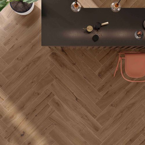 Indiana Nocce 20 x 120cm Rectified Wood Effect Porcelain Floor Tile - 1.2 sqm perbox