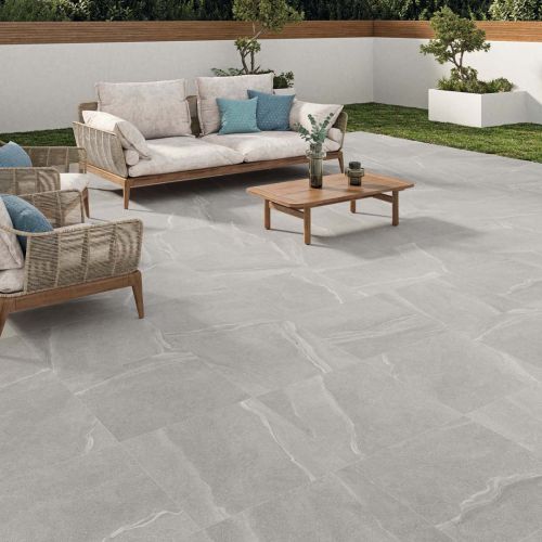 Austral Grey Matt 120 x 120cm Rectified Porcelain Tile - 1.44sqm perbox
