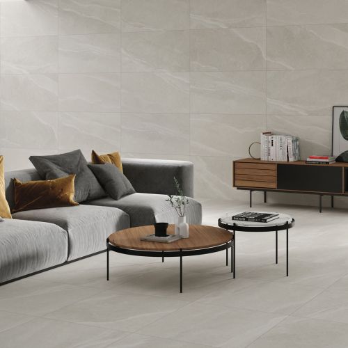 Austral Pearl Matt 120 x 120cm Rectified Porcelain Tile - 1.44sqm perbox