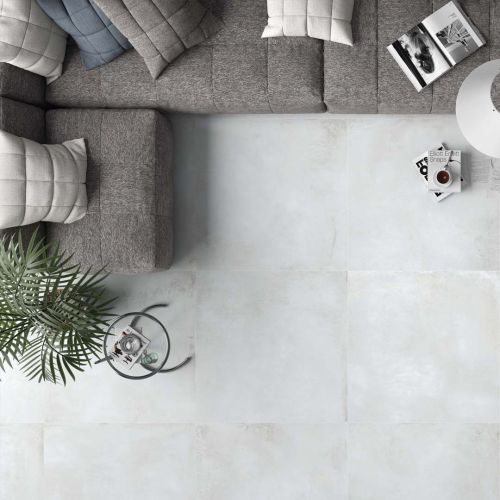 Jasper White Matt 100 x 100cm Rectified Porcelain Tile - 1.98sqm perbox